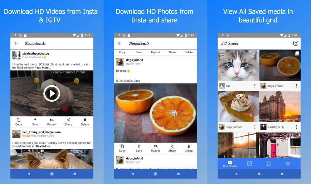 IV Saver Photo Video Download для Instagram и IGTV