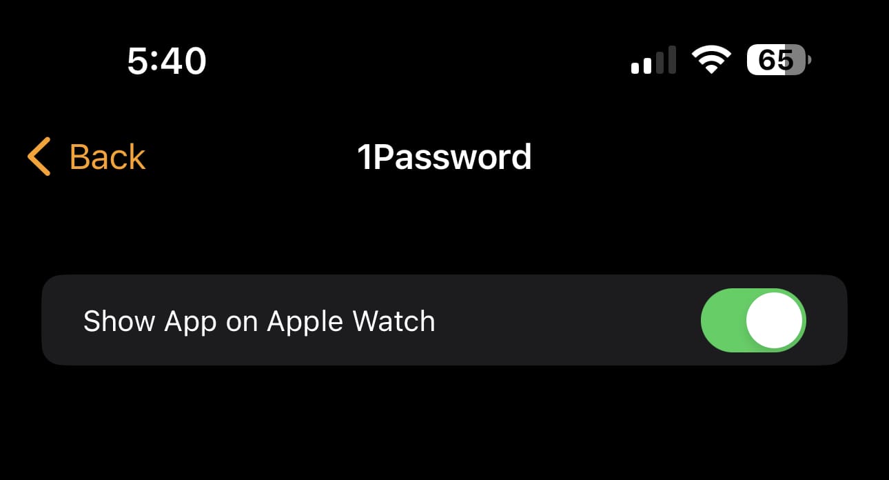 Apple Watch -tallennustilan tyhjentäminen - Sovellusten poistaminen