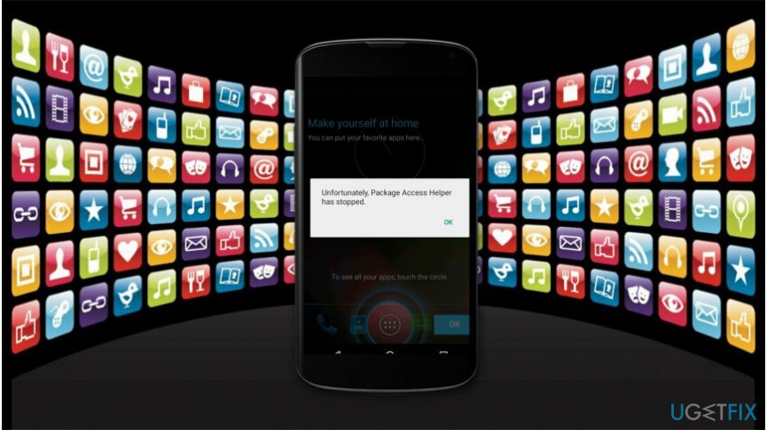 Más información sobre cómo corregir el error " Desafortunadamente, Package Access Helper se ha detenido" en Android