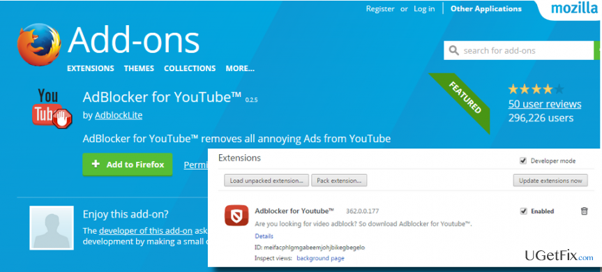 הסר את AdBlocker עבור YouTube