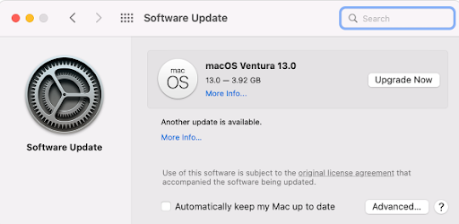 Mac - Actualizare software