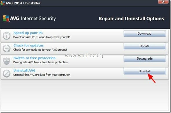 dezinstalare-AVG-internet-security