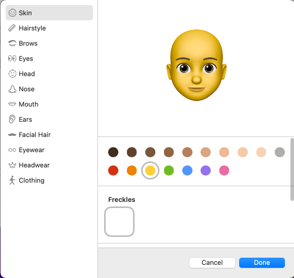 A Memoji használatával módosíthatja az ikont a Mac bejelentkezéskor