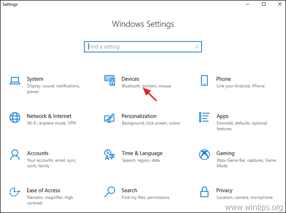 Windows 10 მოწყობილობები