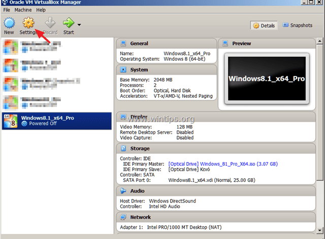 ενεργοποιήστε το usb virtualbox guest