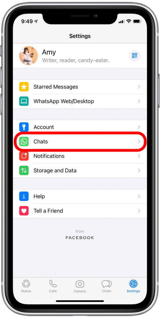 סנכרון WhatsApp iCloud