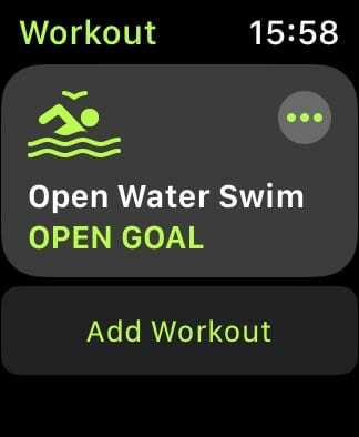 Adicionar opção de treino no Apple Watch