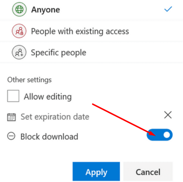 Onedrive blokas parsisiųsti