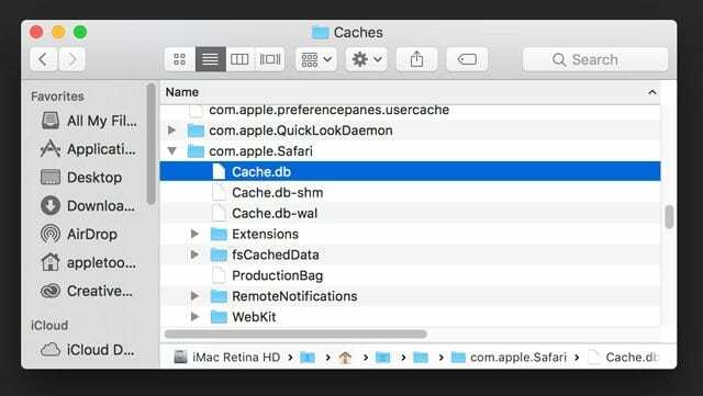 Mac Safari-Webinhalt wird unerwartet beendet Fehler, Fix