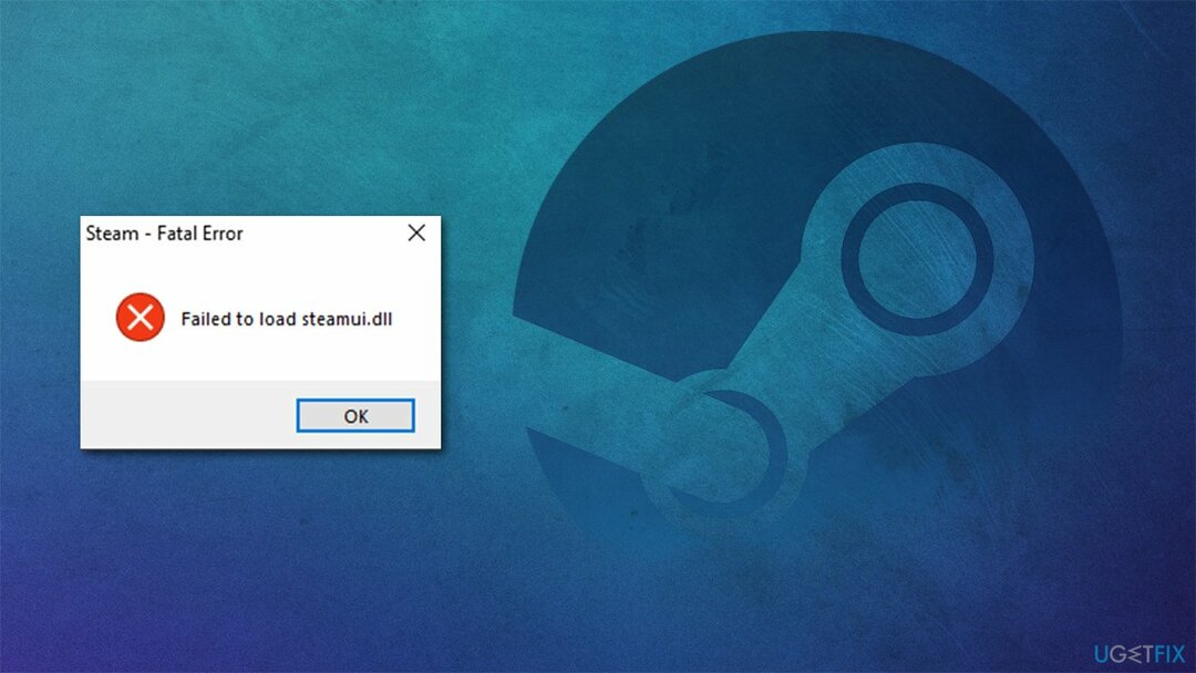 Ошибка Steam Fatal Error. Err_failed. Failed to load steamui.dll. Steam - критическая ошибка failed to load steamui.dll.