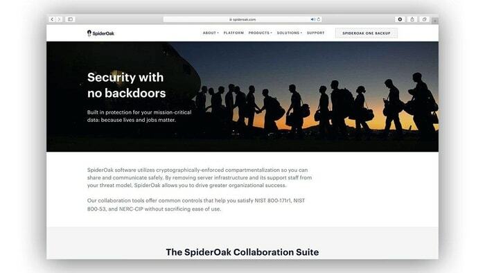 Copia de seguridad de SpiderOak One