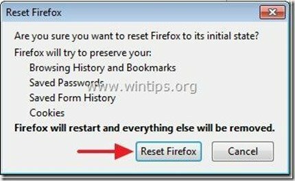 atiestatīt Firefox