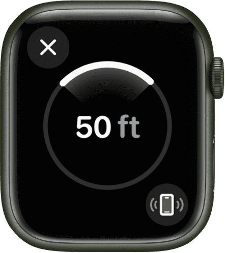 Hogyan találja meg iPhone-ját az Apple Watch segítségével a precíziós keresés segítségével - 3