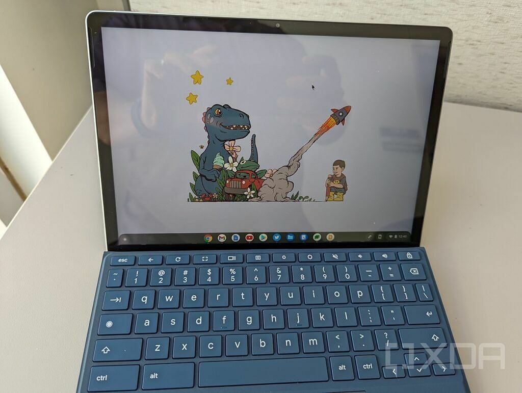 Vorderansicht des HP X2 11