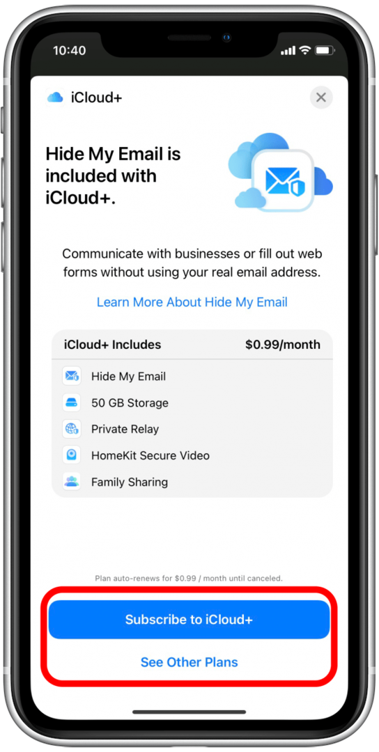 Abonnez-vous à iCloud