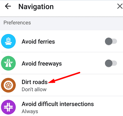 estradas de terra waze