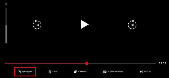 Netflixi video kiiruse reguleerimine