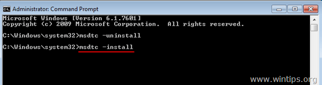 msdtc –install