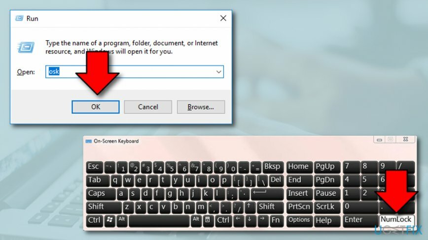 Odstraňte problém s klávesnicí, když píše čísla místo písmen