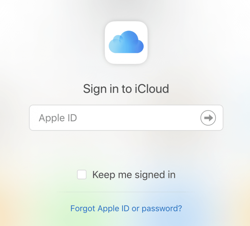 prihlásiť sa na icloud