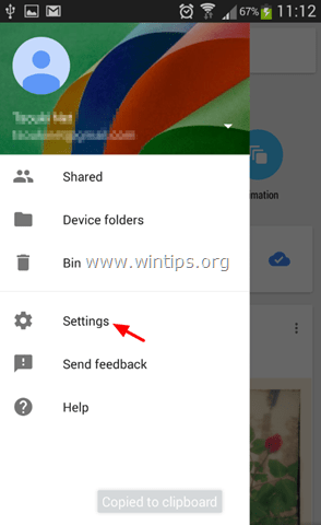 google-photos-settings