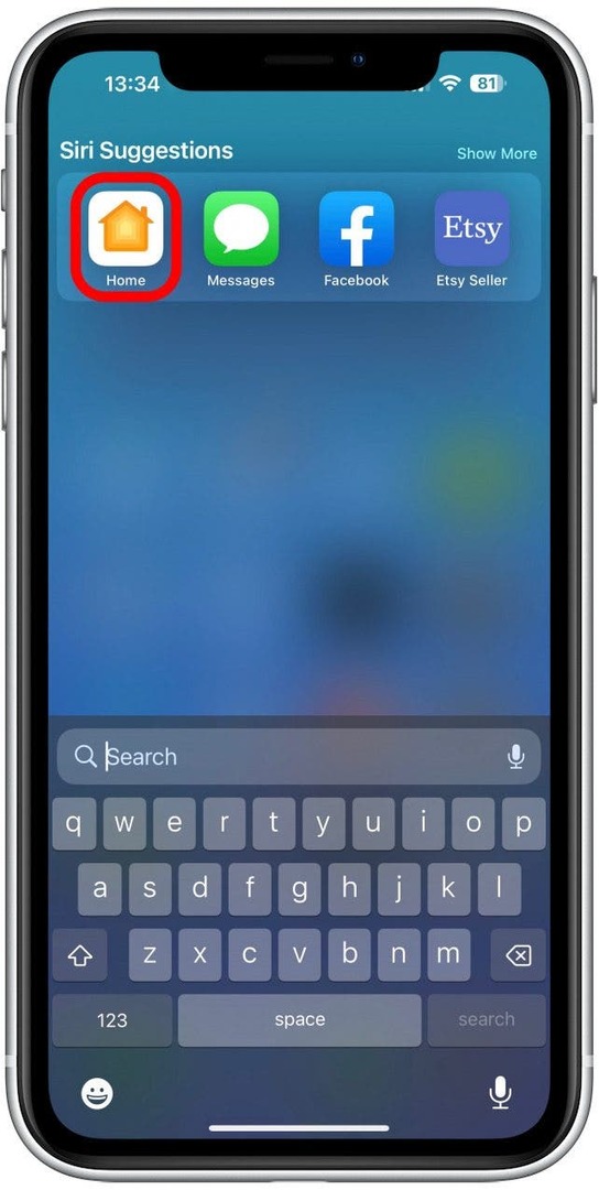 Odprite aplikacijo Domov v iPhonu