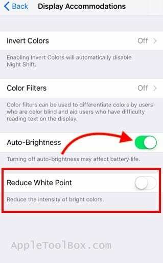 Hol van az automatikus fényerő az iOS 11 rendszeren?