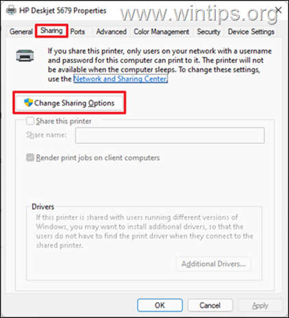 Printer Sharing Windows 11
