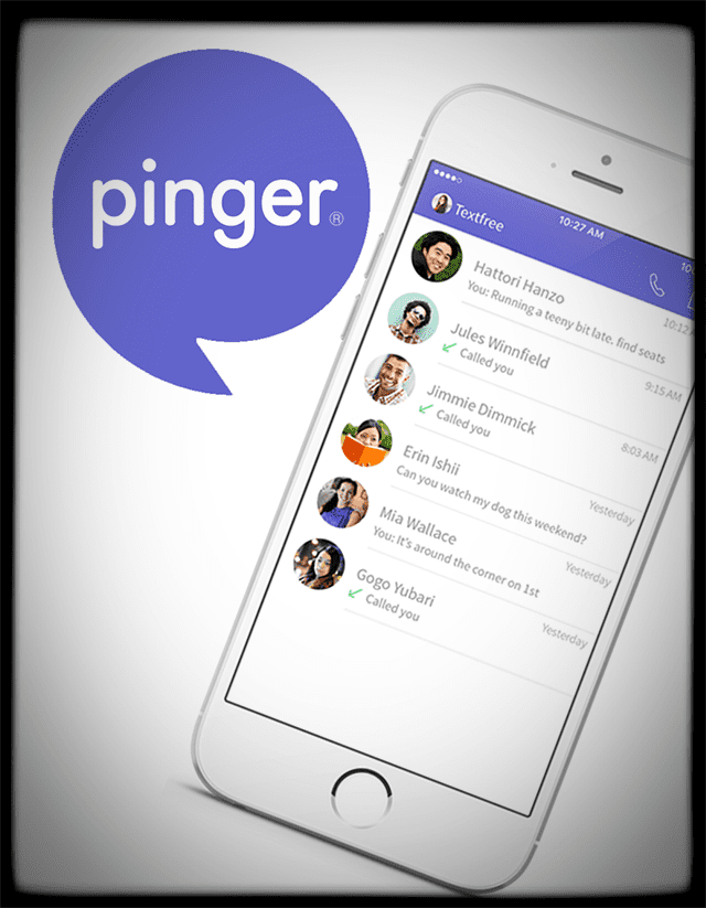 음성 튜토리얼이 포함된 핑거 텍스트프리(Pinger Textfree)에서 iPhone 및 iPod touch를 위한 무료 통화 및 문자 메시지