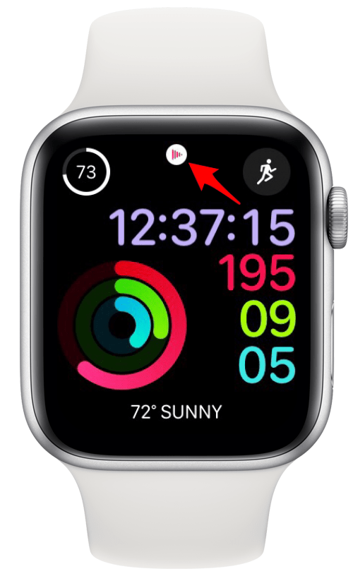 Apple Watch spiller nå-ikon