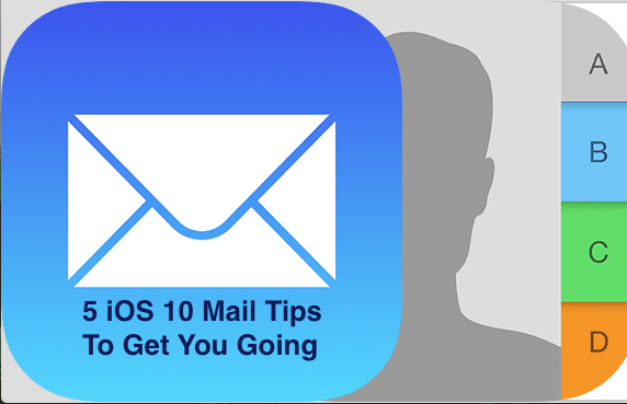 iOS 10 sähköpostivinkkejä 