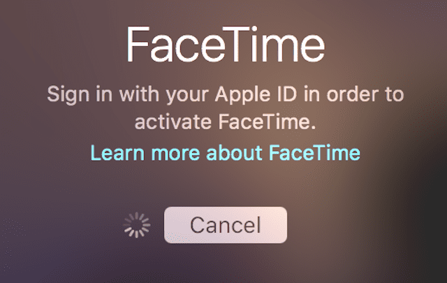 FaceTimeが機能しないiOS10、修正方法