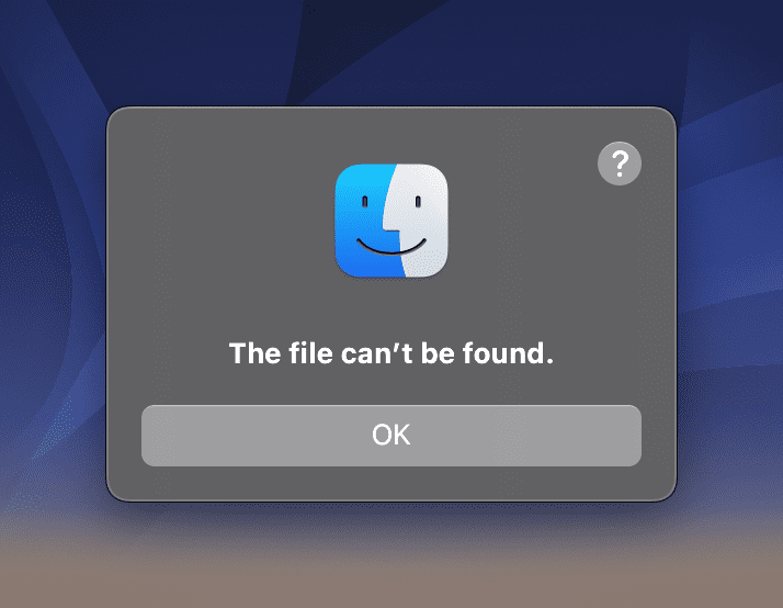Cum să remediați „Fișierul nu poate fi găsit” pe Mac