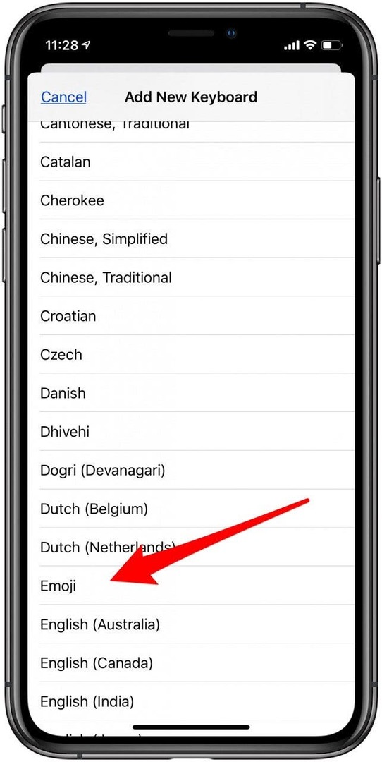 voeg emoji's toe aan het iPhone-toetsenbord