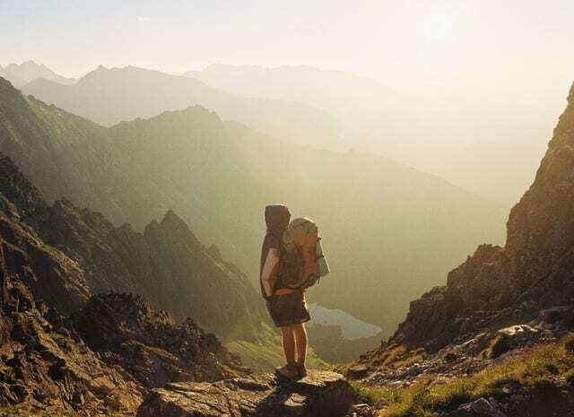 backpacker-on-mountain