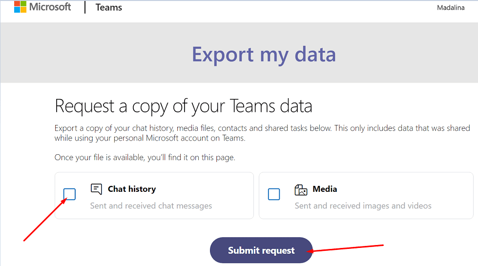 Chatverlauf von Microsoft-Teams exportieren