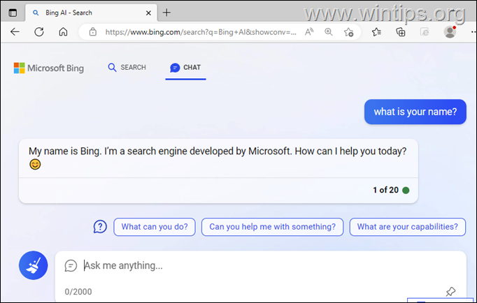 Sådan får du adgang til Bing AI Chat i Edge, Chrome og Firefox.