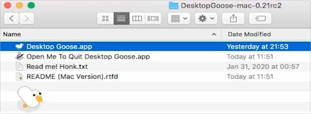 Desktop Goose 앱을 종료하려면 저를 열어주세요