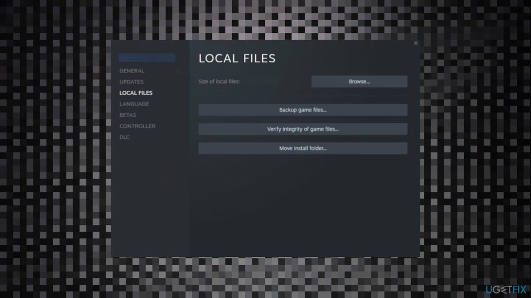 स्थानीय फाइलों की जांच