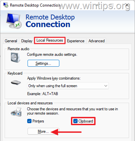 Activați clipboardul desktop la distanță (copy-paste)