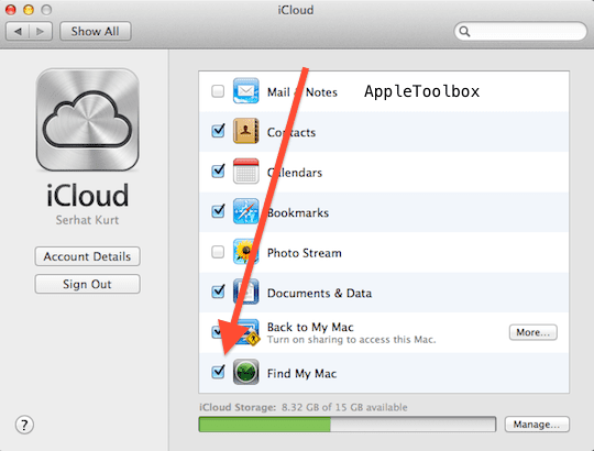 Mac iCLoud