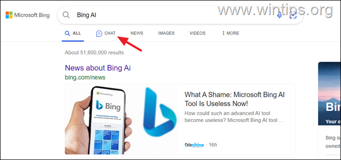 Bing AI Chat gebruiken in Edge, Chrome en Firefox.