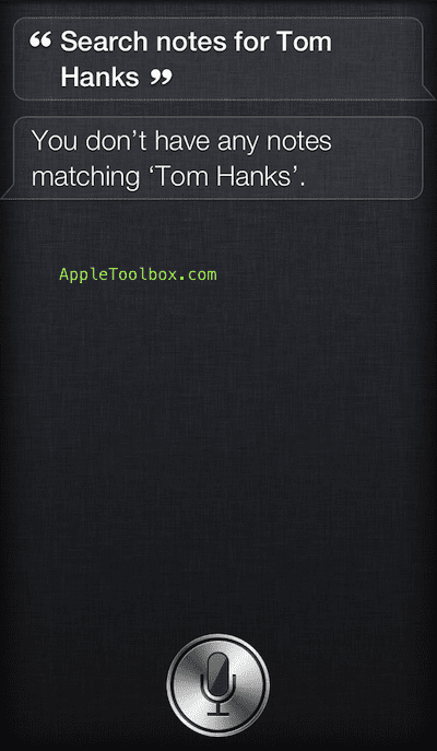 Използвайте Siri, за да търсите в бележките си