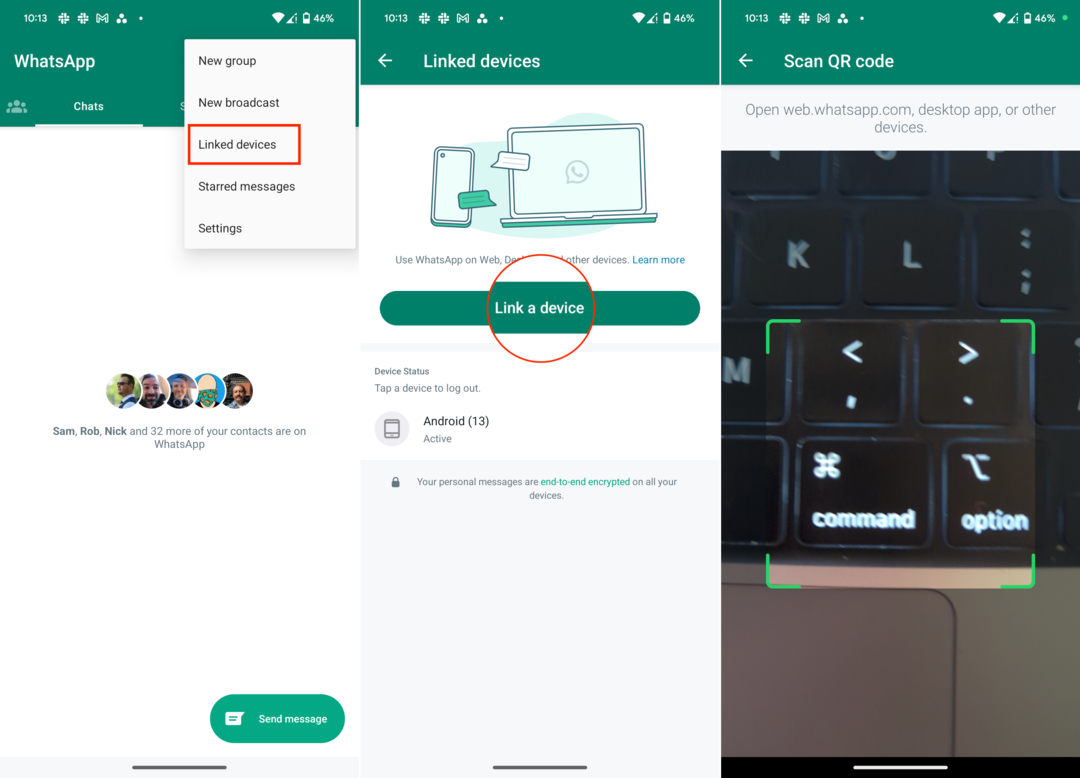 Comment se connecter à WhatsApp sur plusieurs appareils - 1