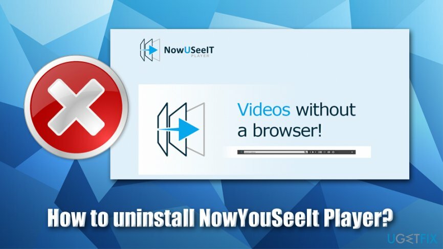 NowUseeIt-soittimen poistaminen