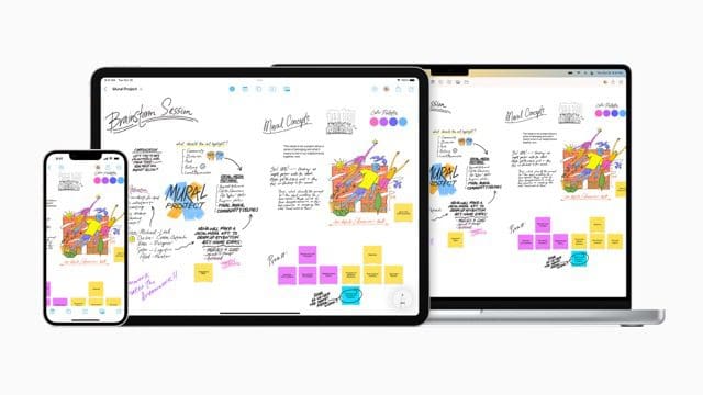 Imágenes de Freeform en múltiples dispositivos