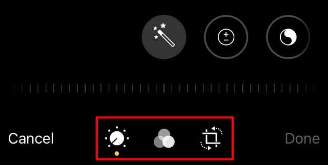 Urejanje ikon razdelkov v aplikaciji Fotografije v iPhonu
