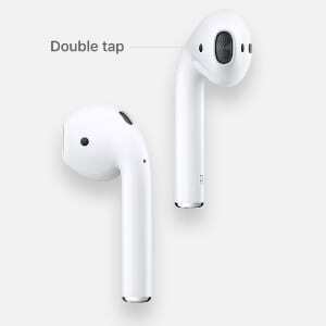 Πατήστε δύο φορές AirPods για Siri