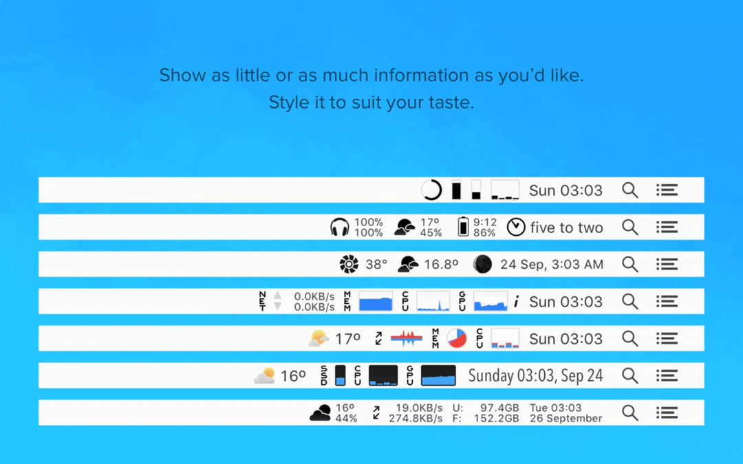 เมนู iStat - แอพ Mac ที่ดีที่สุด