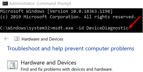 Ausführen-Hardware-Fehlerbehebung-Windows-10